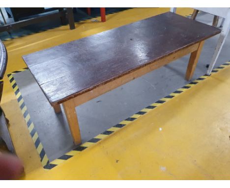 * Low level vintage table - 1520w x 600d x 560h