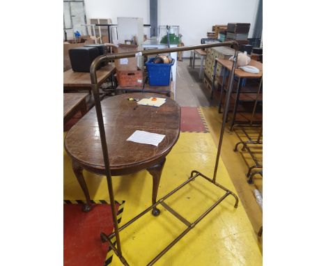 * tubular clothing rail - with bottom rail for putting shelf on
