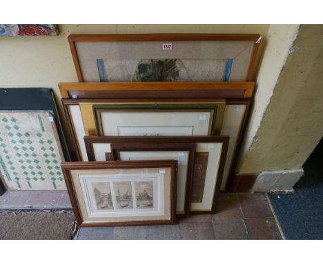 A collection of pictures and prints.&nbsp;(8) 
