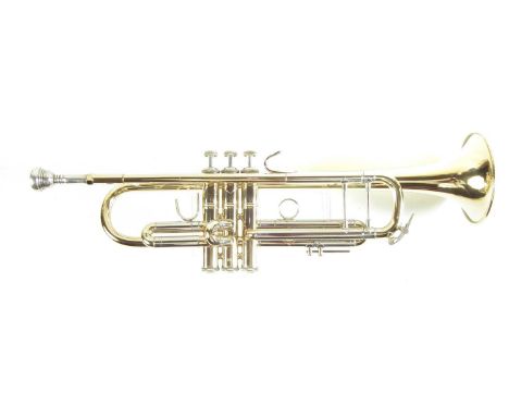 Bach Stradivarius 37 trumpet, with case, serial number 545352, together with Dennis Wick 1CW and Rudy Muck 19C mouthpieces an