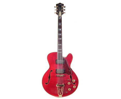 Tanglewood Tennessee -I archtop electric guitar, equipped with twin humbucker pickups, model TJ-143, with multibound headstoc