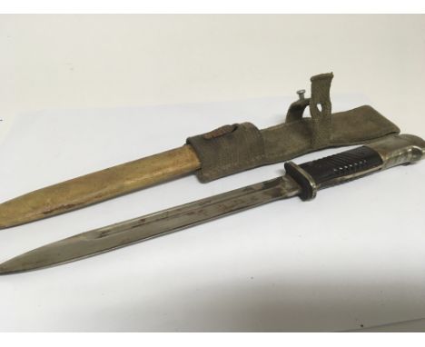A German Third Reich Nazi K-98 bayonet North African Corps.