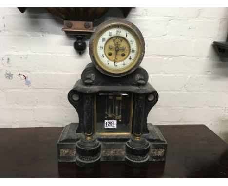 A Visible Escapement Mercury Pendulum Mantle Clock