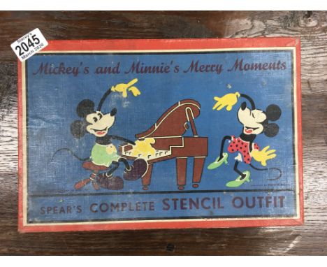 A vintage Spears Mickey Mouse stencil outfit.