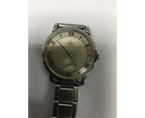 A vintage omega automatic wrist watch With steel bracelet ( non runer )