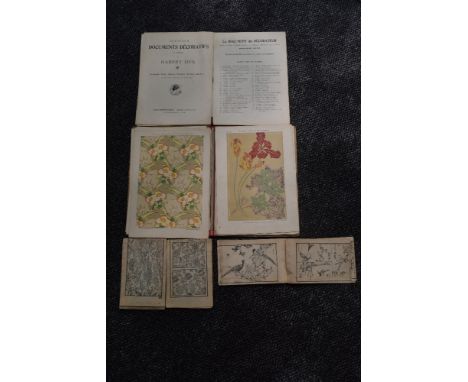 Art and Design. Includes; Habert-Dys - Nouveaux Documents Decoratifs en Couleurs: Ornements, Fleurs, Oiseaux, Panneaux, Tentu