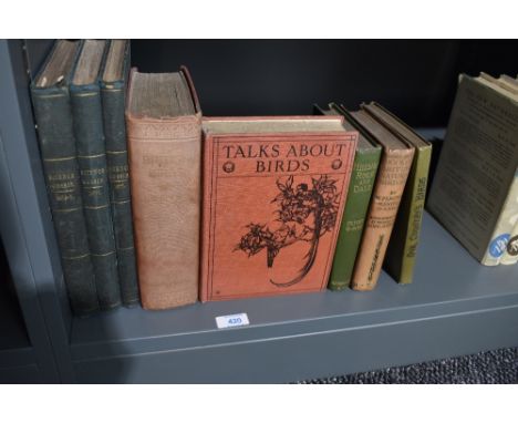 Birds and Natural History. A small selection, includes; Saunders, Howard - Manual of British Birds. 1899, second edition; Fin