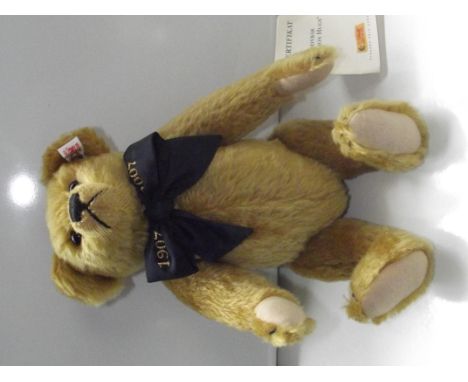 Steiff teddy bear "A million hugs" 1907 - 2007 With tags and box