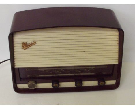 Vintage G.Marconi 'Marconiphone' radio, working