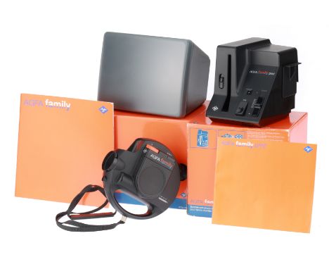 to include the Agfa Family Camera, body VG, battery tested, take still and moving pictures, with the Family Print, instant pr