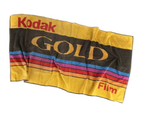 multicoloured, with Kodak Gold branding, 130x67cm.