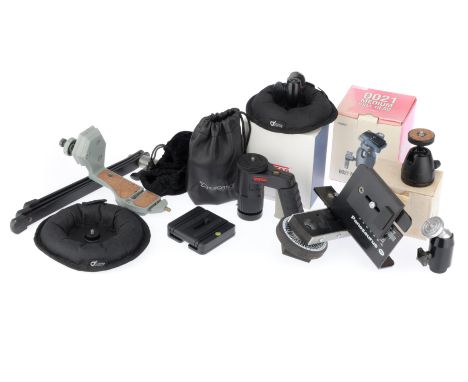 to include an Octopad XL camera grip device, a Panosaurus Rex panorama device, a smaller Octopad, &amp; a range of tripod hea