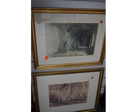 Two full colour prints after Russell Flint.
