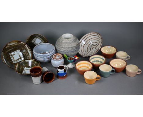A quantity of Leach Pottery (St Ives) ceramics, including works by Matthew Foster, Kat Wheeler, Matthew Tyas, Shannon Bartlet