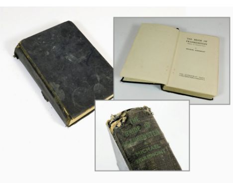 BRIDE OF FRANKENSTEIN. A book, 'The Bride of Frankenstein', by Michael Egremont. Published by the Queensway Press, a 1935 Fir
