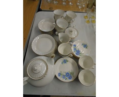 Chodziez tea service for 6 plus Queen Anne part tea service for 6