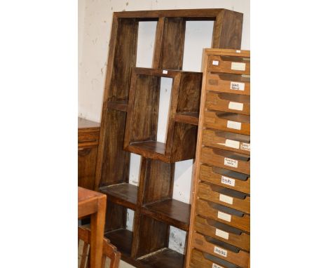 MODERN WOODEN SHELF UNIT     