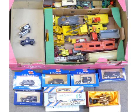 A collection of die-cast and other model vehicles 