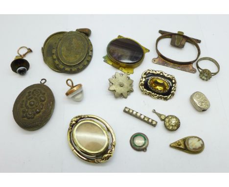 Vintage jewellery, etc., a/f 