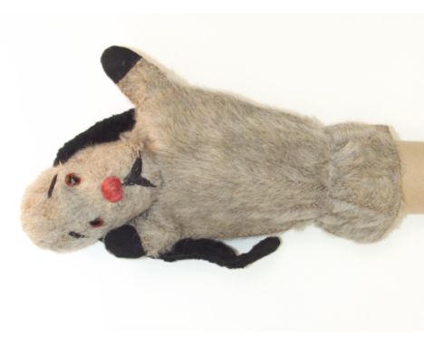 Television memorabilia, 1950's Sweep hand puppet. Provenance: given to Michael Whitaker (son of George Whitaker) Manager of t