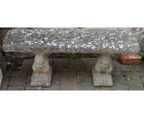 Concrete garden bench&nbsp;