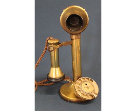 Brass candlestick telephone
