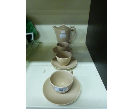 A retro Poole Pottery coffee set