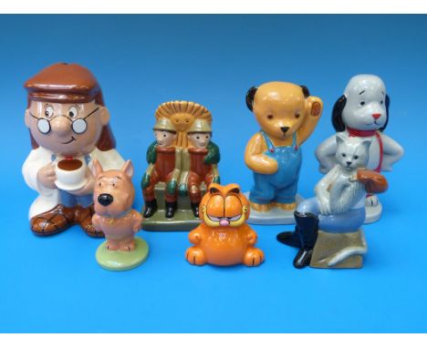 Wade Sooty and Sweep, Tetley, Bill and Ben, etc