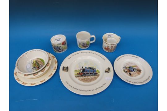 thomas the tank engine plate set