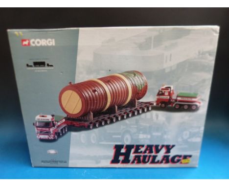 Corgi Heavy Haulage Heanor Nicolas Bogies fertiliser dry load  1:50 scale diecast model lorry set 12403 in original box 