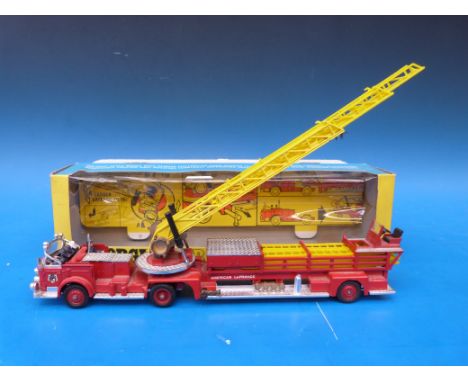 Corgi Major Toys American LaFrance aerial rescue truck 1143 in original box