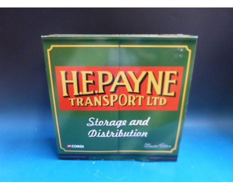 Corgi H.E. Payne limited edition 1:50 scale diecast model lorry set CC99147 in original box