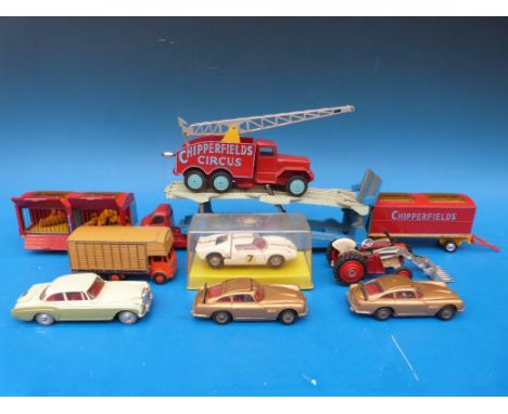 Various loose Corgi vehicles and one boxed Dinky 