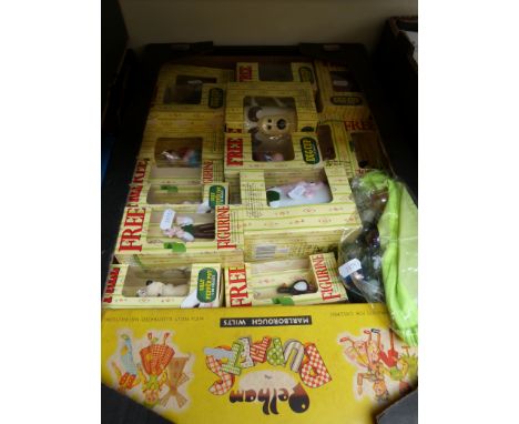 A Pelham puppet 'Dutch girl' in original box together with Corgi diecast model vehicles,  vintage marbles, Wallace and Grommi