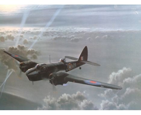 Gerald Coulson limited edition colour print 'Night of the Hunter' signed in pencil by the artist, The Rt Hon Viscount Rotherm
