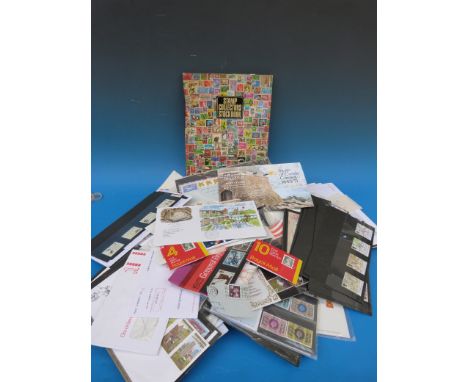 A large collection of GB mint stamps, many still in GPO packets together with first day covers, presentation packs, blocks et