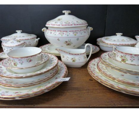 A large and extensive Wedgwood Bianca pattern 12-place dinner and tea service including large tureen etc. Approximately 103 p