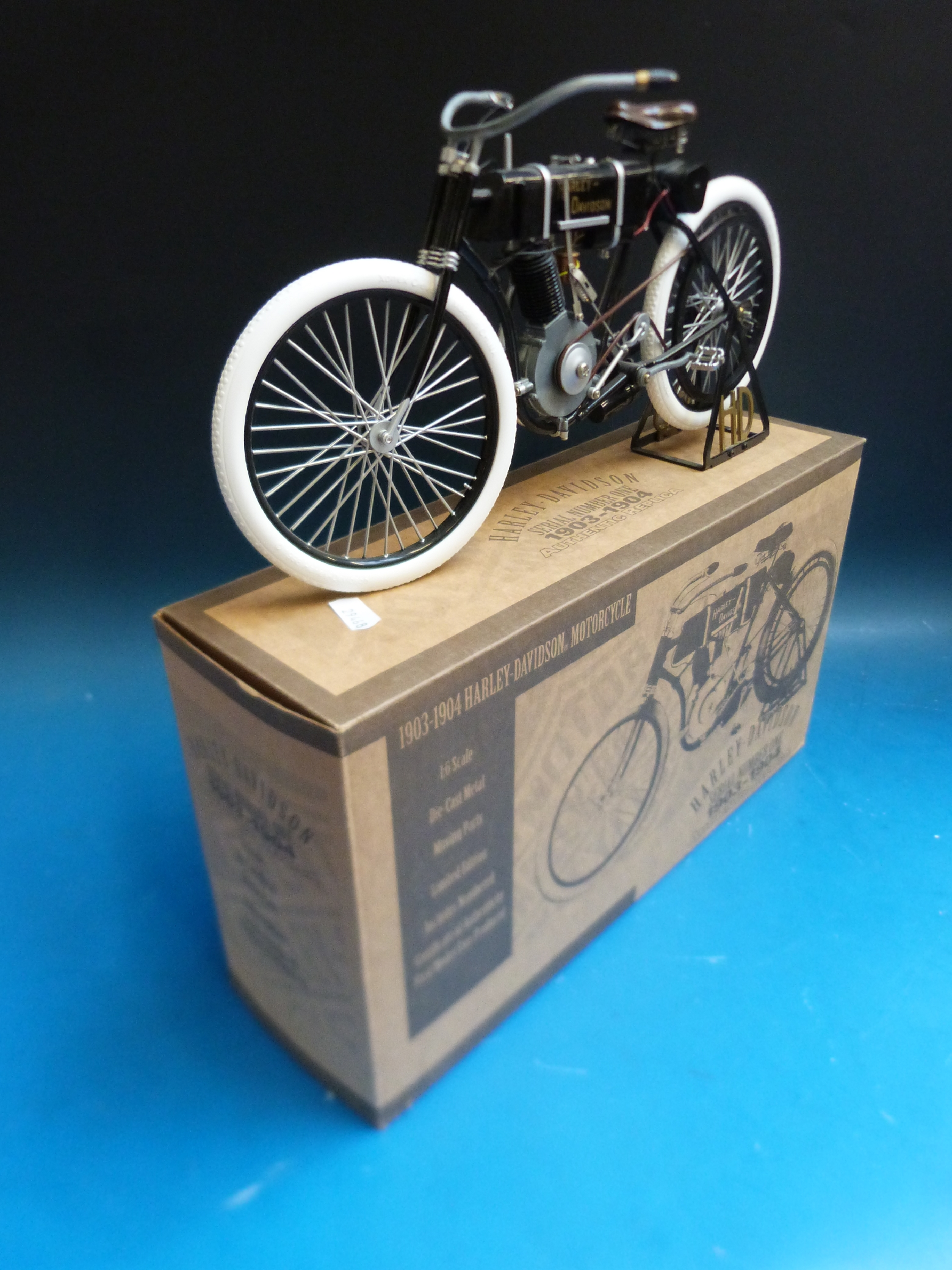 A Xonex diecast model 1903-1904 Harley-Davidson Serial Number One ...