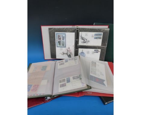 Two albums of mainly colonial first day covers, including good Nyasaland and Rhodesia covers and three other sundry albums