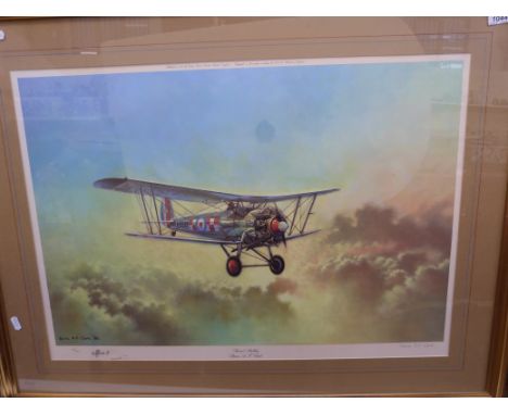 Barrie Clark signed limited edition print (43/850) "Bristol Bulldog" (49.5cm x 70cm)