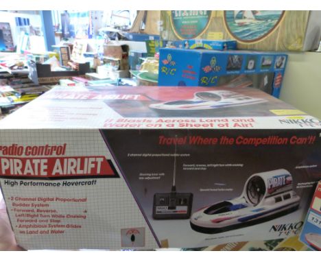 A boxed Fuhai hovercraft with radio control, together with a boxed Nikko 1/6 scale hovercraft