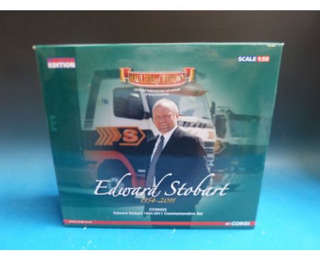 Corgi Eddie Stobart limited edition 1:50 scale diecast model lorry set CC99203 in original box