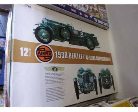 Airfix 1:12 scale Connoisseurs Series 1930 4.5 litre supercharged Bentley model Kit Car no 2001 in original box