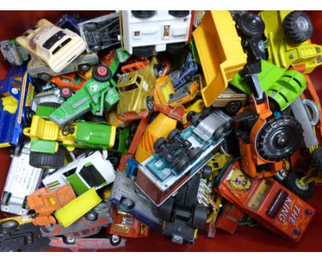 A collection of Spot-On, Dinky, Corgi and other diecast model vehicles