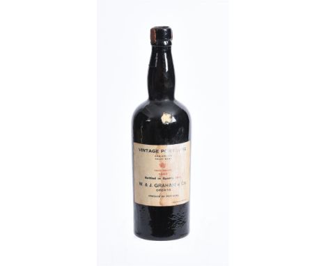 1945 Graham's, Vintage Port1x75clLabel stained, cork slightly depressed.Levels into the neck - Previously Stored in Octavian 