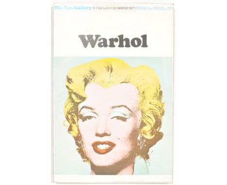 Andy Warhol - Marilyn Monroe - Tate Galley , London (1971) - An original 1970's vintage exhibition poster for The London Tate