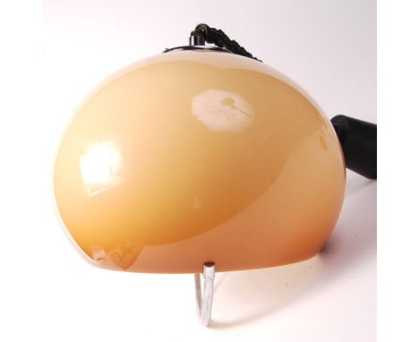 Harvey I. Guzzini - A 1960's Italian space age atomic era&nbsp;large rise and fall pendant ceiling lamp / light fixture. The 