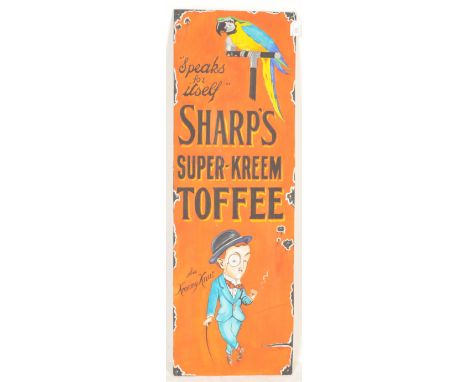 Sharp's Super-Kreem Toffee - A good contemporary vintage style recreation of a porcelain enamel point of sale advertising sig