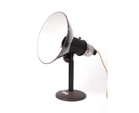 Elektrosvit Nové Zámky - A 1940's vintage industrial Czechoslovakian desk / table lamp having a two tone enamel shade support