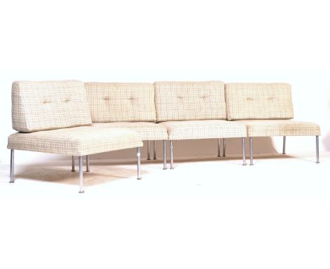 Poul Cadovius - France &amp; Sons - Revolt - A 1970's retro vintage modular four piece sofa couch settee comprising of a beec